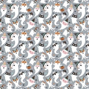 Peek A Boo Party - Halloween Ghost - Grey Small Scale