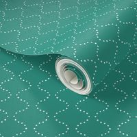 Flowing Dots - Teal