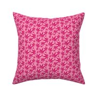 Cannabis leaves - pink small