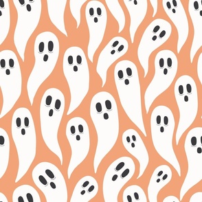 Ghostly Swarm Lg | Pastel Orange