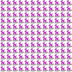 Birthday Girl Pattern