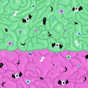 Pastel Goth Brains with Sprinkles