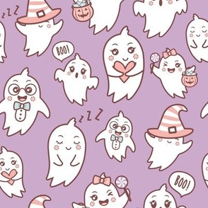 Lavender Pastel Halloween Ghost Party - Creepy Cute!