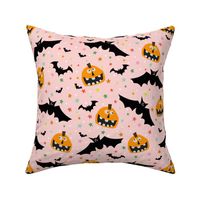 Bats and Pumpkins for Halloween