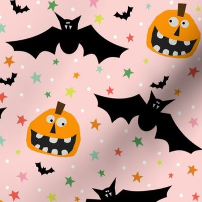 Bats and Pumpkins for Halloween