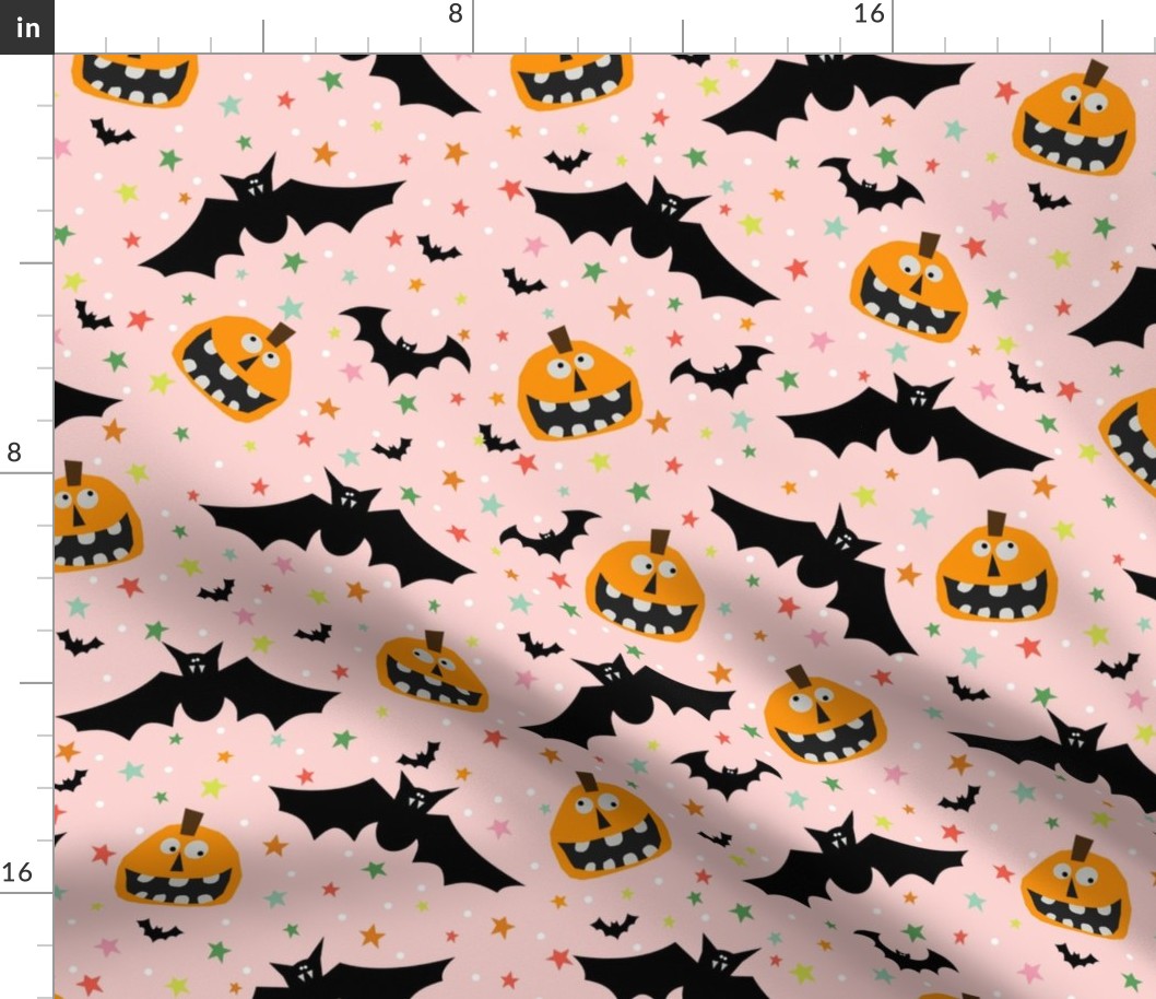 Bats and Pumpkins for Halloween