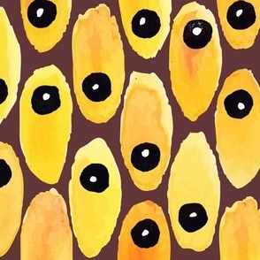 Butterflies Spots Co-Ordinates - Forest Ringlet - Watercolor 