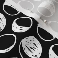 Moon Phases // black and white moon fabric