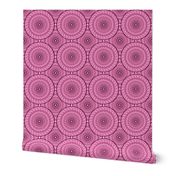 Basket Weave Mandala, Pink