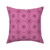 Basket Weave Mandala, Pink