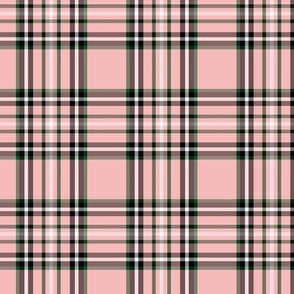 light pink and green plaid