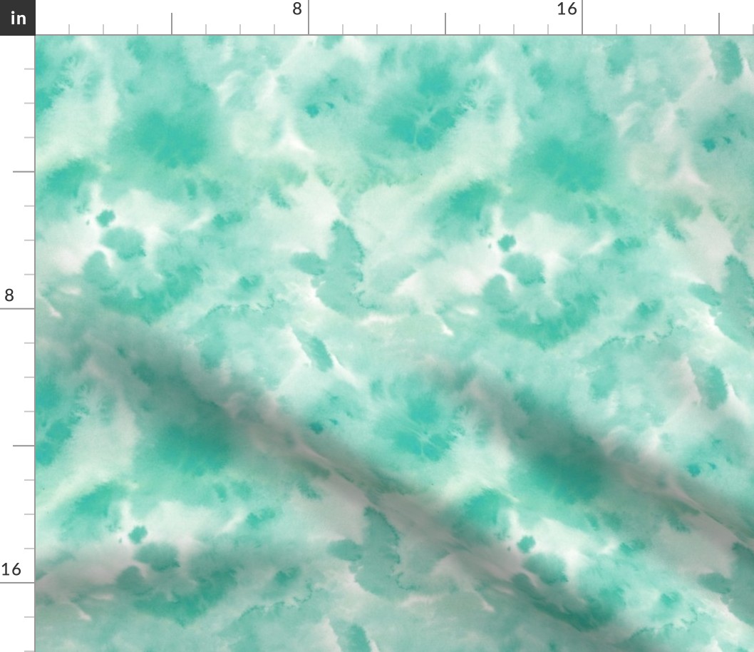 emerald watercolor texture - abstract modern wash tie diy - watercolour loose paint a424-4