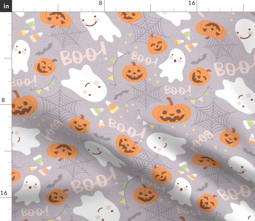 Halloween Giggles and Fun - Lavender, Large Scale
