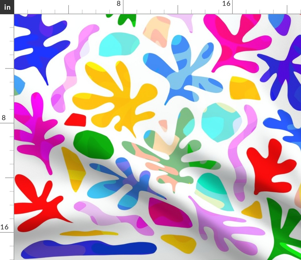 (M) Abstract Minimal Colourful Matisse Summer Nature Love Pattern #Matisse #abstractnature #seaside #Summer #colourfulnature 
