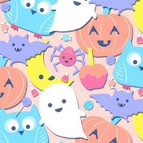 "happy" pastel halloween