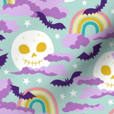 Sweet Halloween Rainbows pastel