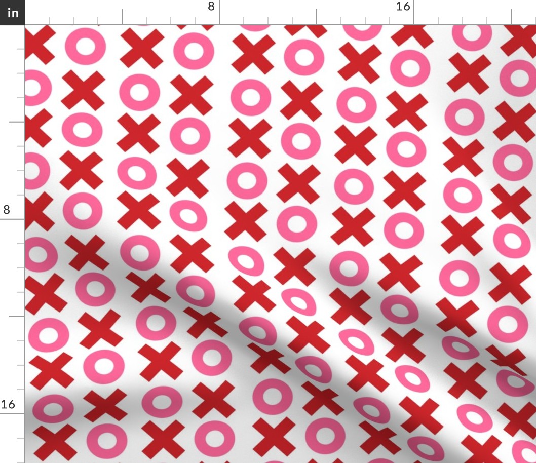 Mini Noughts and Crosses - Red and Pink