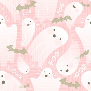 Pastel Ghost Fabric, Wallpaper and Home Decor | Spoonflower