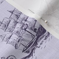 TOILE DRACULA - PURPLE AND LAVENDER