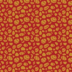 Pebbles - Red and Gold 