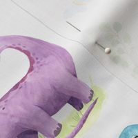 Watercolor Dinosaur Nursery