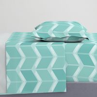 Herringbone Books! in teals 