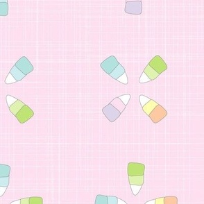 Candy Corn - pastel pink