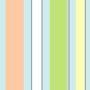 Pastel Vertical stripe - candy