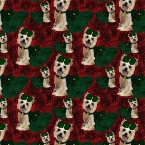 Christmas Cathedral Puppy - abt 2"