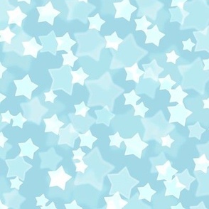 Starry Bokeh Pattern - Arctic Blue Color