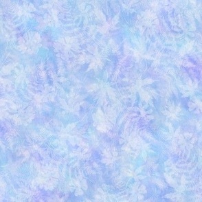 Lavender Aqua Fern Maple Sunprint Texture