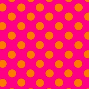 Happy Dots Orange/Pink 