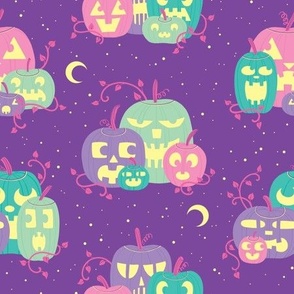 Pastel Jack-O-Lanterns