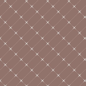 Rectangle tile grid Mud cloth - dusty rose 