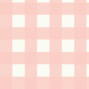 Gingham - Rose - Large scale
