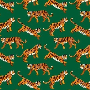 Bengal Tigers - Pine Green - Small Scale