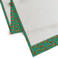 Bengal Tigers - Sea Green - Small Scale