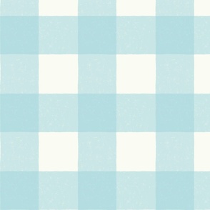 Gingham - Light Blue - Large scale