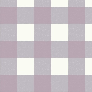 Gingham - Lilac - Large scale