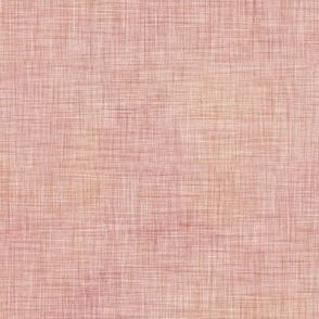 Pastel Salmon Pink- Dark- Linen Texture- Solid Color Coordinate- Quilt Blender- Pastel Halloween