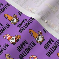 Happy Halloween - Gnomes - purple - LAD21