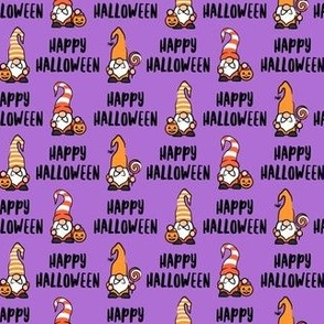 Happy Halloween - Gnomes - purple - LAD21