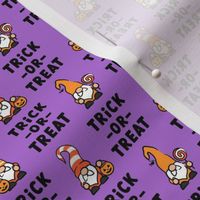 Trick -or- Treat - Halloween Gnomes - purple - LAD21