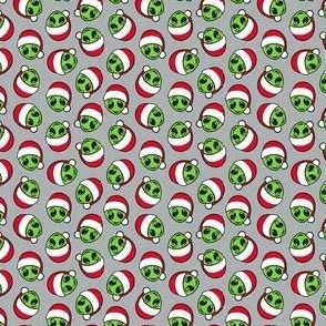 (small scale) Christmas Aliens - Xmas Alien - grey - LAD21