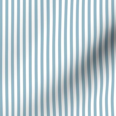 Candy Stripe Marlboro Blue on White