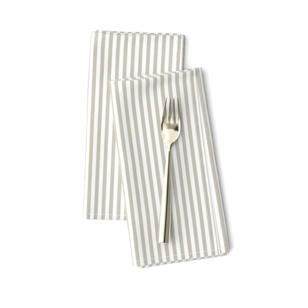 Candy Stripe Revere Pewter on White