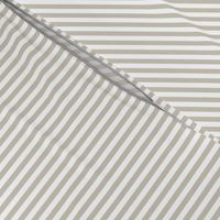 Candy Stripe Revere Pewter on White