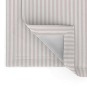 Candy Stripe Soft Petal Pink on White