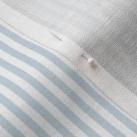 Candy Stripe Soft Blue on White