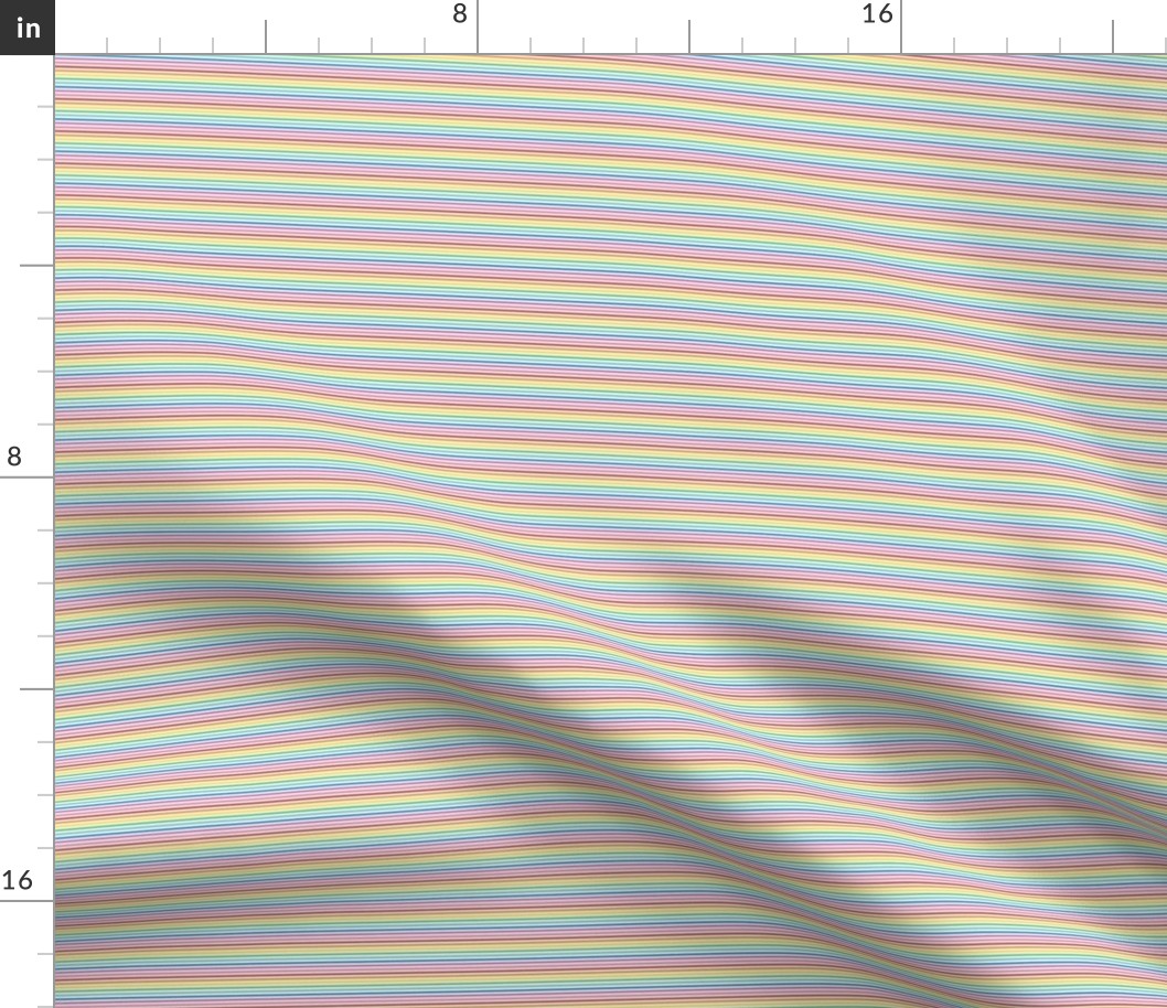 ultra tiny rainbow fun stripes no1 horizontal